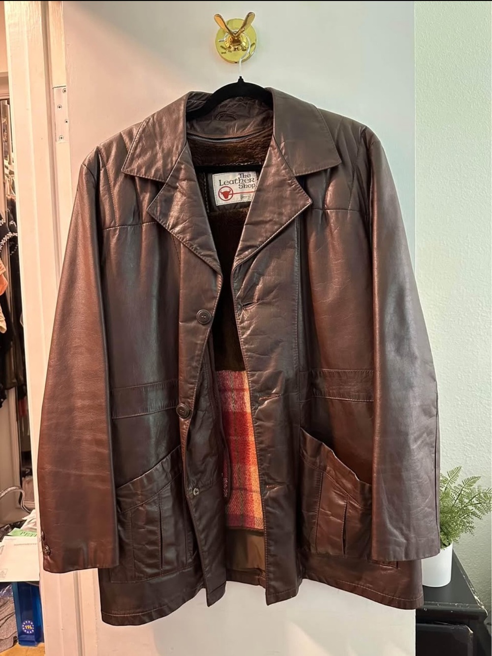 The leather shop jacket by Sears